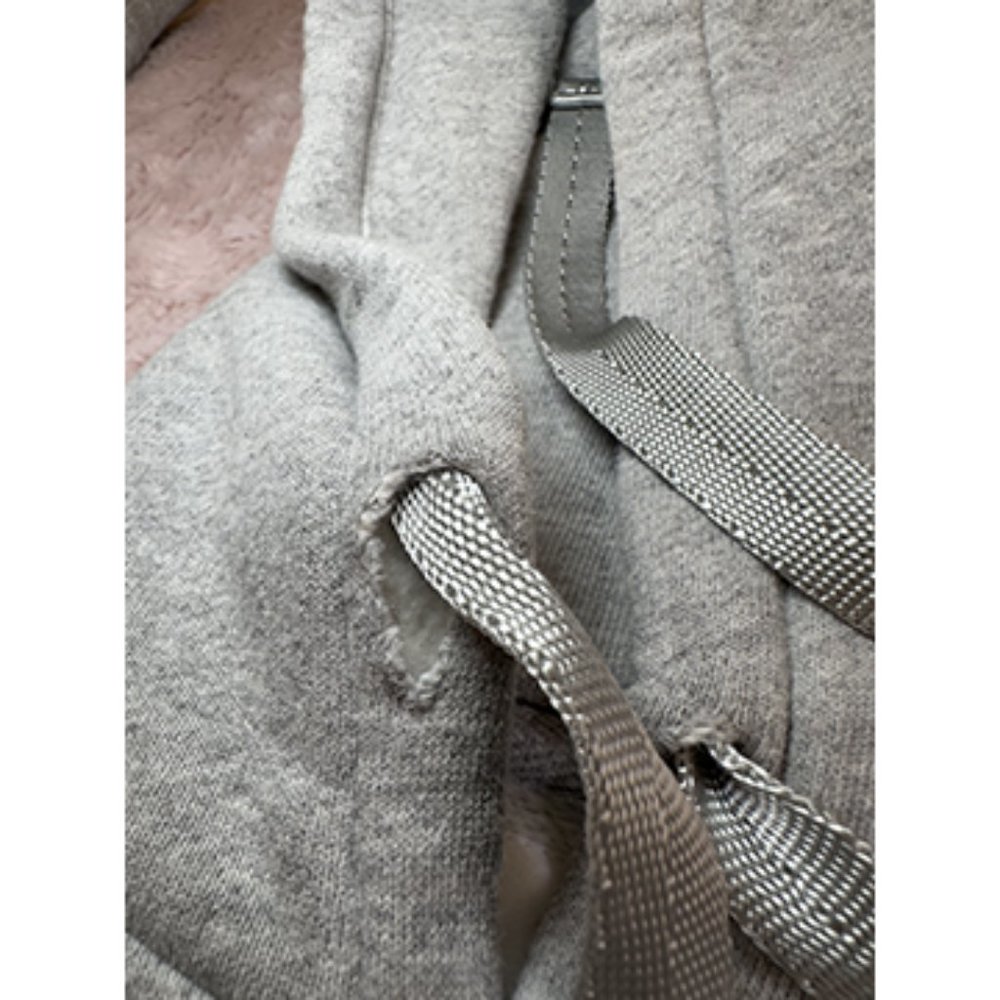 Grey Cropped sweatshirt KROST ZIP Limited Edition SUPPORT YOUR FRIENDS HOODIE - Picture 7 of 16